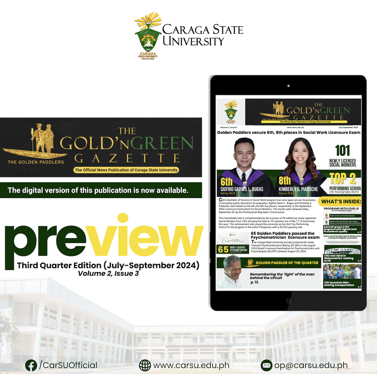 GoldnGreen Gazette (Jul-Sep 2024)