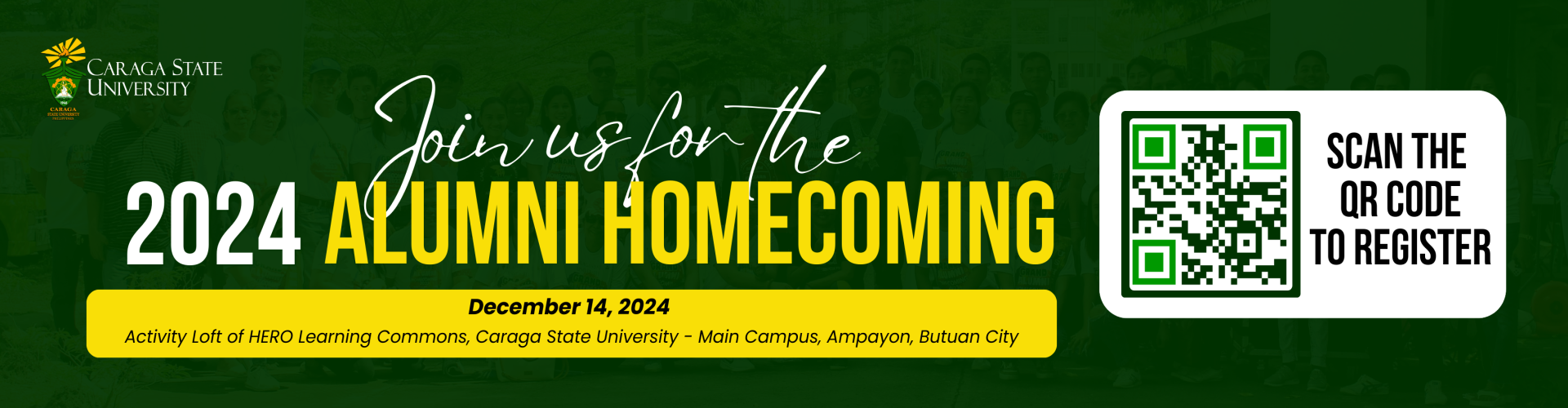 Alumni Homecoming 2024 Banner