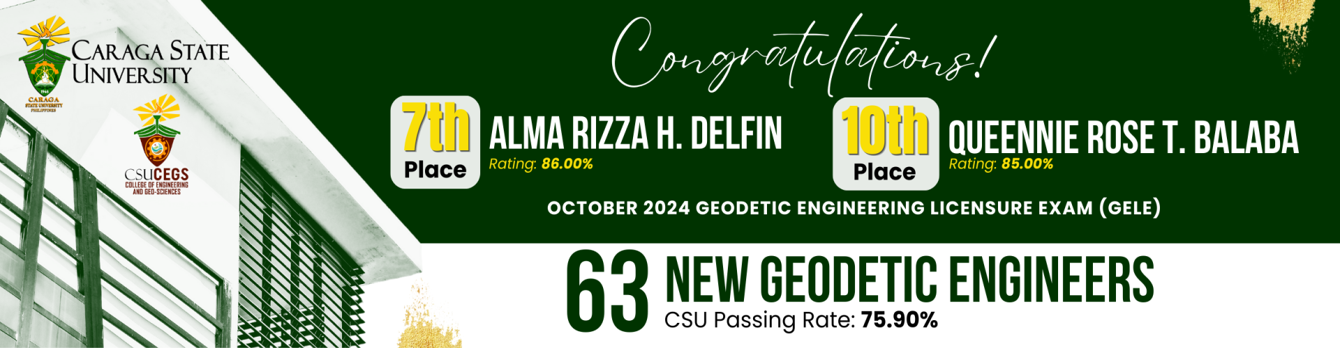 October 2024 Geodetic Engineers Licensure Exam