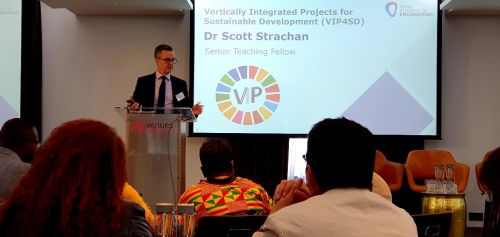 Dr. Scott Strachan, Senior Teaching Fellow at the University of Strathclyde, Glasgow, United Kingdom was the plenary speaker of the first day of the conference.