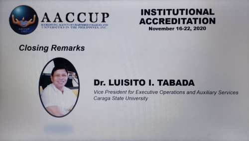 CSU’s AACCUP Institutional Accreditation Remarkably Ends