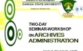 OVPAF-RMO Spearheads a Seminar-Workshop on Archives Administration