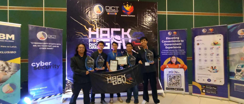 Golden Paddlers capture 'championship flag' at Hack4Gov Competition 2024