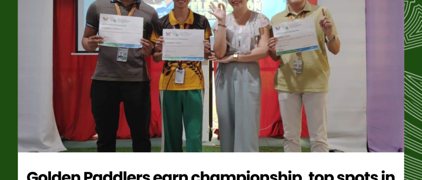 Golden Paddlers earn championship, top spots in regional ‘Organic Agriculture’ quiz bee