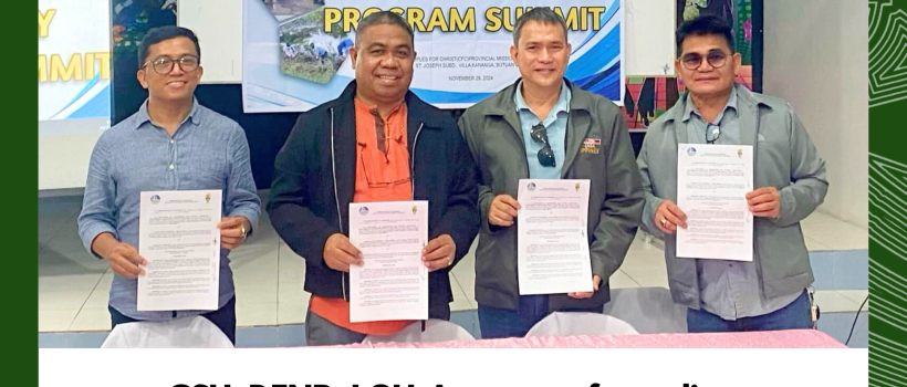 CSU, DENR, LGU-Ampayon formalize MOA to preserve Ampayon creek