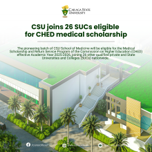 CSU joins 26 SUCs eligible for CHED medical scholarship